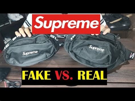 supreme waist bag ss18 fake vs real|is your supreme bag real.